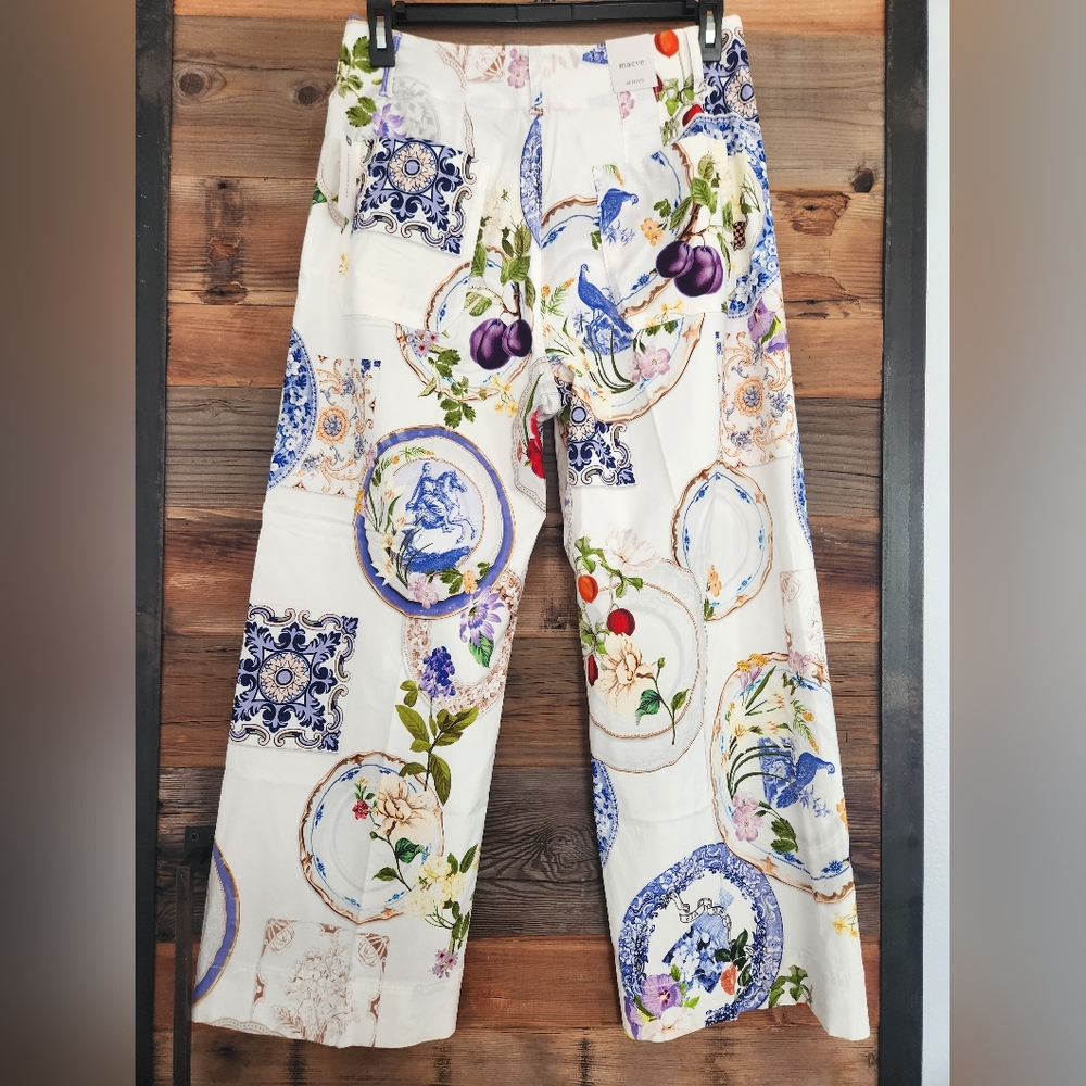NWT The Colette Croppea Wide- Leg Pants by Maeve: Magic Fabric Edition Size 31 - Picture 6 of 10